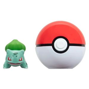 Figurina - Pokemon Clip 'N' Go - Bulbasaur with Poke Ball | Jazwares imagine