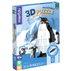 Puzzle 3D reglabil - Pinguin Imperial | MierEdu imagine