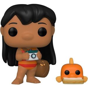 Figurina - Pop! Lilo & Stitch: Lilo with Pudge | Funko imagine