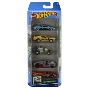 Set 5 masini Hot Wheels - Retro Racers | Mattel imagine