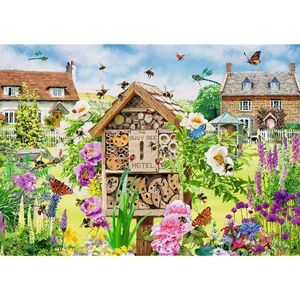 Puzzle 1000 piese - Tea Time - Casa pentru albine | Trefl imagine