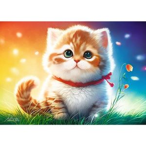 Puzzle 500 piese - Charming Kitten | Trefl imagine