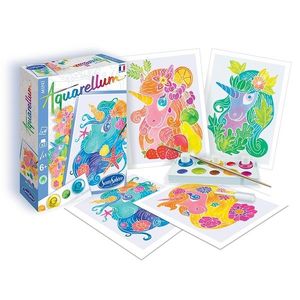 Set creative - Aquarellum Mini - Unicorni | Sentosphere imagine