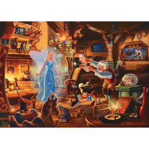 Puzzle 1000 piese - Thomas Kinkade: Pinocchio | Schmidt imagine