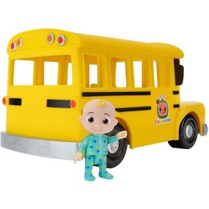 Jucarie - CoComelon - Autobuz scolar cu cantec si figurina | Jazwares imagine