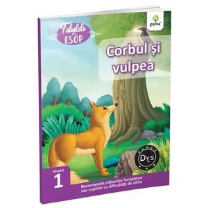 Corbul si vulpea, Fabulele lui Esop, Nivelul 1 imagine