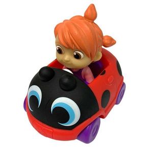 Mini figurina cu masinuta, CoComelon, Ladybug CMW0176 imagine