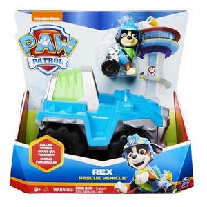 Masinuta cu figurina Paw Patrol, Rex Rescue, 20138435 imagine