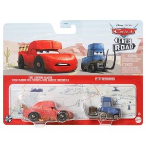 Set masinute Disney Cars 3, Cave McQueen si Dino Pitty, 1: 55, HLH63 imagine