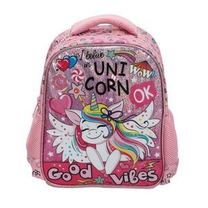 Ghiozdan cu un compartiment, Sun Design, model Unicorn Good Vibes imagine