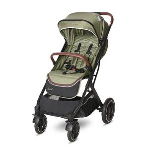 Carucior pentru nou-nascut Lorelli Storm, pana la 22 kg cadru aluminiu, Loden Green imagine