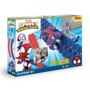 Set de joaca cu piste si vehicul, Spidey, Smoby imagine