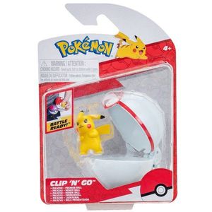 Figurina in bila Clip N Go Pokemon S2, Pikachu si Premier Ball imagine