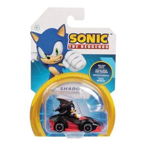 Figurina cu masinuta din metal, Sonic the Hedgehog, Silver, 1: 64 imagine