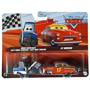 Set masinute Disney Cars 3, Double Clutch si Jet Robinson, HTX17 imagine