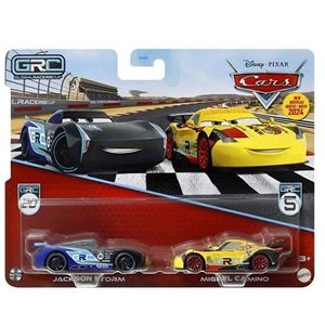 Set masinute Disney Cars 3, Jackson Storm si Miguel Camino, HTX16 imagine