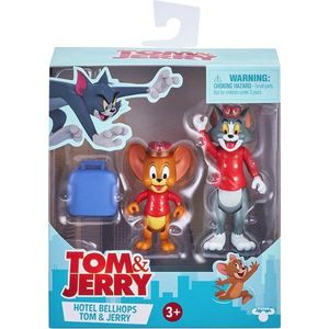 Set 2 figurine Tom and Jerry, Hotel Bellhops, S1, 8 cm imagine