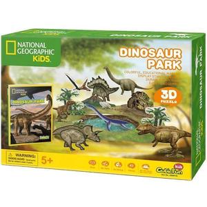 Puzzle 3D + brosura. Parcul dinozaurilor imagine