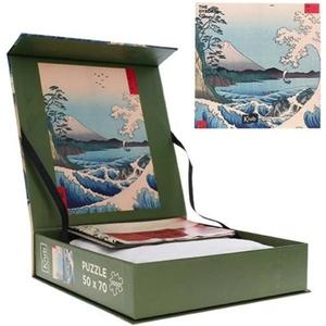 Puzzle 1000: Le mont Fuji et les vagues imagine