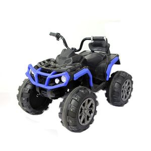 ATV electric pentru copii, Kinderauto Offroad 90W 12V cu scaun tapitat, culoare albastra imagine