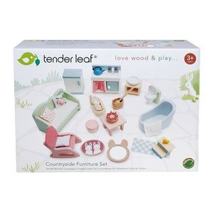 Set mobilier camera rurala din lemn, Tender Leaf Toys, Dovetail, 20 piese imagine