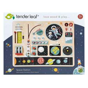 Statie spatiala din lemn premium, Tender Leaf Toys imagine