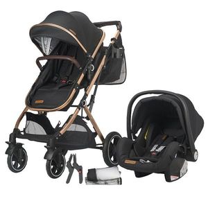 Carucior 3 in 1 ultracompact Coccolle Ravello, Diamond Black imagine