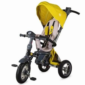 Tricicleta multifunctionala 4 in 1 cu sezut reversibil Coccolle Velo Air, Mustar imagine