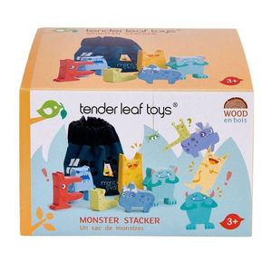 Set monstruleti din lemn premium, Tender Leaf Toys, 7 piese imagine