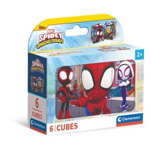 Puzzle Clementoni, Spidey si Prietenii sai Fantastici, 6 cuburi imagine