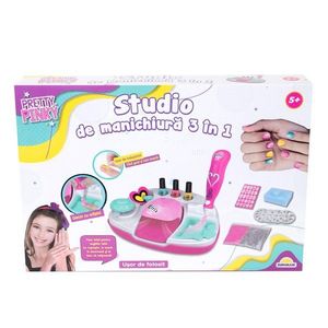 Studio de manichiura 3 in 1, Pretty Pinky, Nail Art Studio imagine