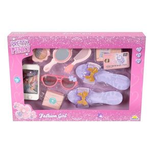 Set fashion cu pantofi si accesorii, Pretty Pinky, Princess Dream imagine