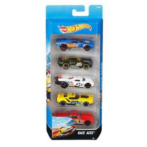 Set masinute Hot Wheels, Race Aces, DJD17 (5 modele) imagine