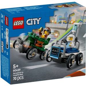 LEGO® City - Pachet de curse Avion vs. pat de spital (60459) imagine