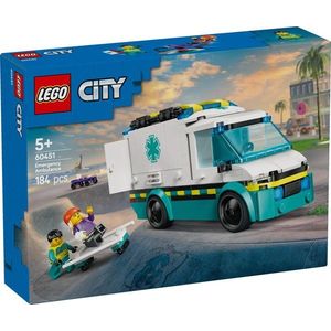 LEGO® City - Ambulanta de urgente (60451) imagine