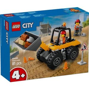 LEGO® City - Incarcator pe roti galben pentru constructii (60450) imagine