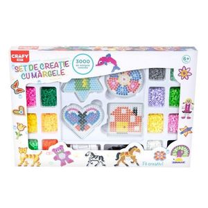 Set de creatie cu margele, Crafy, 3000 margele imagine