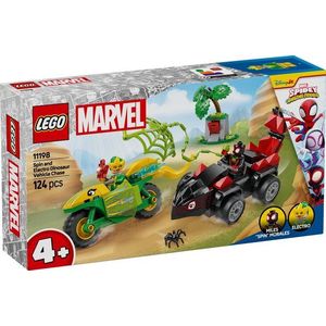 LEGO® Spidey - Spin si electro intr-o urmarire cu dino-vehicule (11198) imagine