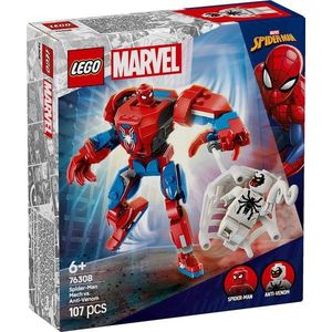 LEGO® Super Heroes - Robotul Omul Paianjen vs. Anti-Venom (76308) imagine