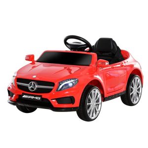 HOMCOM Mașină Electrică pentru Copii, Mercedes GLA Electric pentru Copii 3+ ani, cu Telecomandă, Faruri și Muzică, 100x58x46 cm, Roșie | Aosom Romania imagine