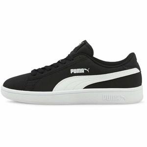 Pantofi sport copii Puma Smash V2 Buck Jr 36518234, 35.5, Negru imagine