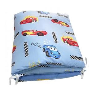 Set de aparatori pufoase h35 pat 120x60 cm DeLuxe Cars imagine