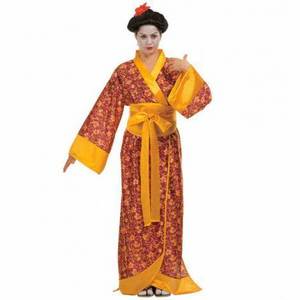 Costum geisha kimono+centura imagine