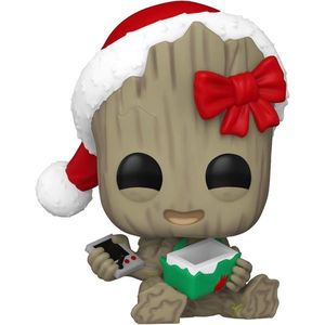 Figurina - Pop! Marvel Holiday: Groot | Funko imagine