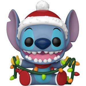 Figurina - Pop! Lilo & Stitch Holiday: Stitch (with Lights) | Funko imagine