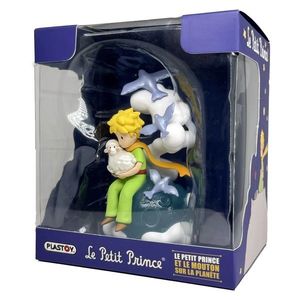 Figurina - The Little Prince and the Sheep on the Planet | Plastoy imagine