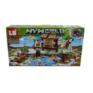 Set de constructie LB+, MyWorld Creativ, Moara mobila cu efecte luminoase, 402 piese imagine