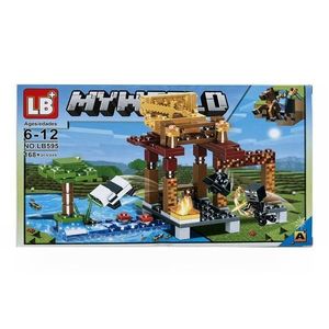 Set de constructie LB+, My World of Minecraft 4 in 1, 168 Piese imagine