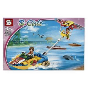 Set de constructie S-Girls, Parasail Adventure, 185 piese imagine