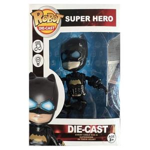 Figurina metalica de colectie cu lumini si sunete, Die Cast Robot, 11 cm, Batman imagine